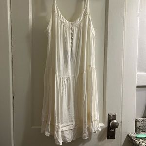 White shift sundress